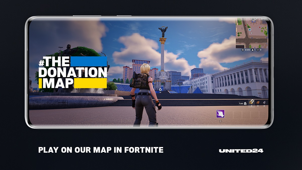 Kom og vær med! Fortnite har en unik mulighed for at hjælpe med genopbygningen af Ukraine ved at gå rundt i det virtuelle centrum af Kiev.