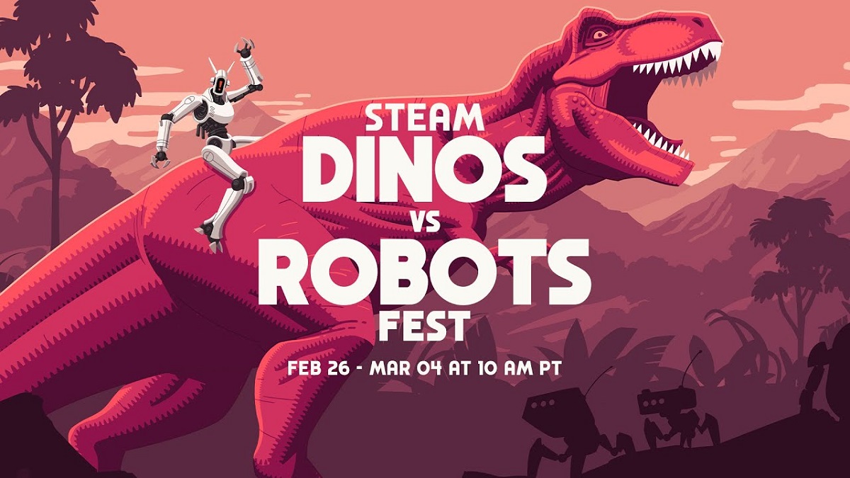 Hvem er hvem? Steam har lanceret en festival af spil Dinos vs. Robots