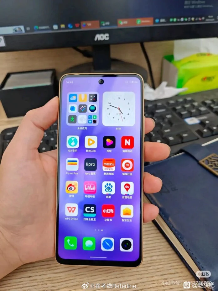 Et billede af Meizu Note 16 smartphone