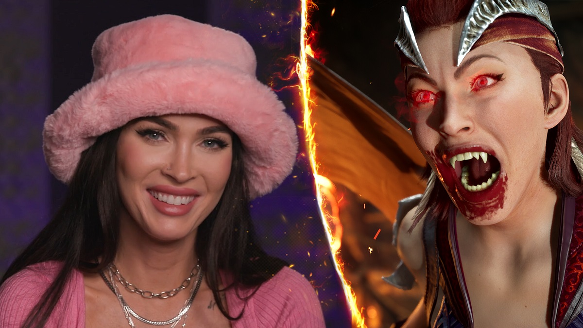 Megan Fox som vampyr: Hollywood-stjernen spillede rollen som en af heltinderne i kampspillet Mortal Kombat 1