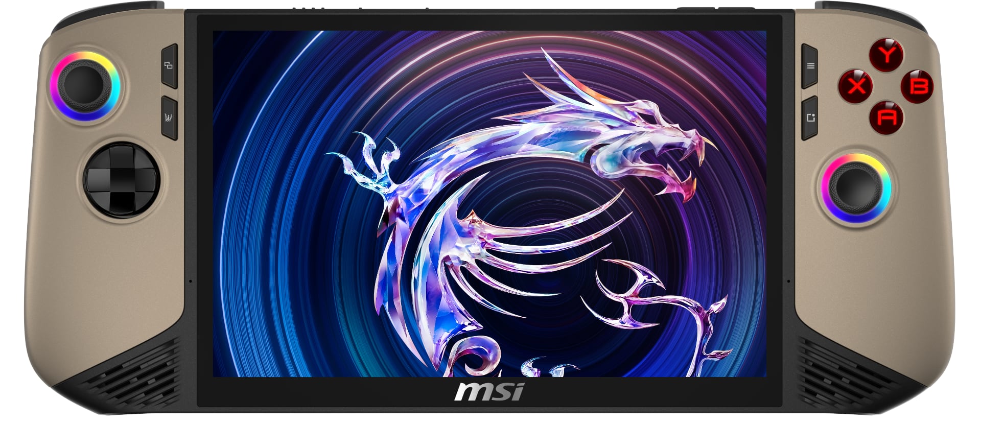 Det udvendige af MSI Claw 8 AI+