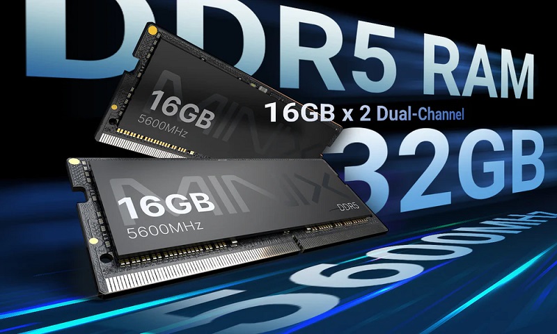 Minix N713 mini-PC, side view