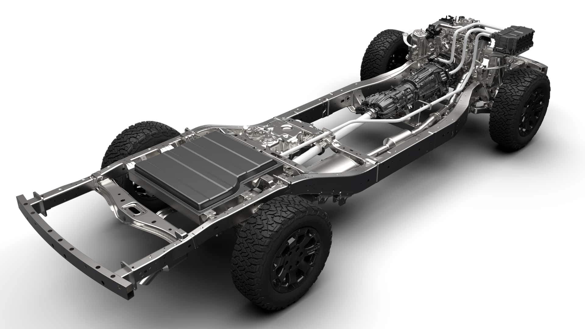 Nissan Frontier Pro i bevægelse