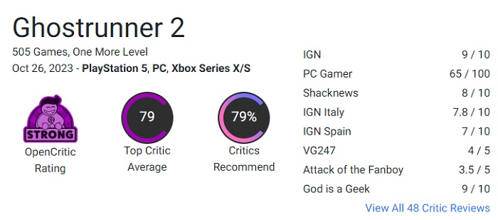 Næsten perfekt efterfølger: Kritikere har rost cyberpunk-actionspillet Ghostrunner 2 for dets høje sværhedsgrad og vanedannende gameplay.-3