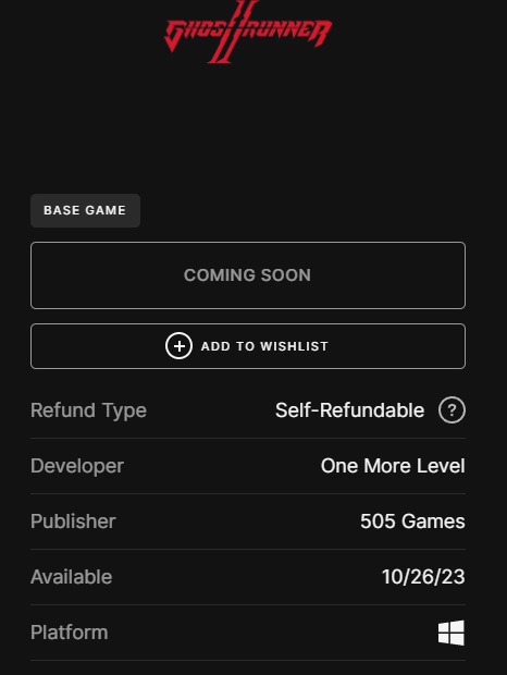 Epic Games Store har afsløret udgivelsesdatoen for Ghostrunner 2, det længe ventede cyberpunk-spil.-2