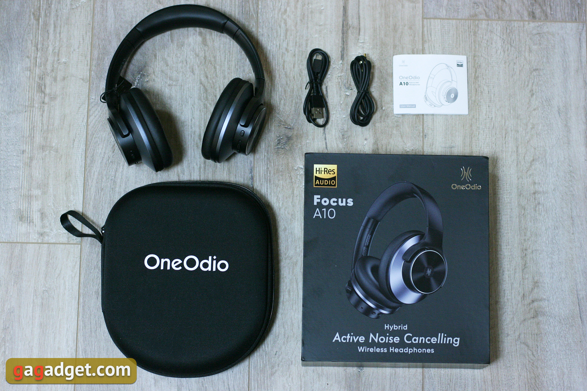 Mesteren i transparent lyd: OneOdio Focus A10 Hybrid Noise Cancelling Closed-Ear Headphones