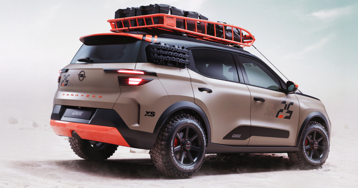 Opel Frontera Gravel - eksteriør på udstilling