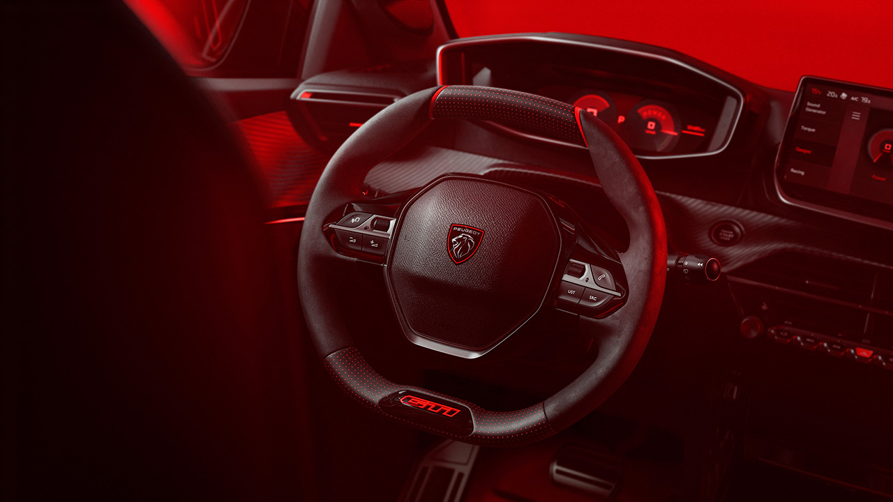 Peugeot E-208 GTI model 2506 STYP 453