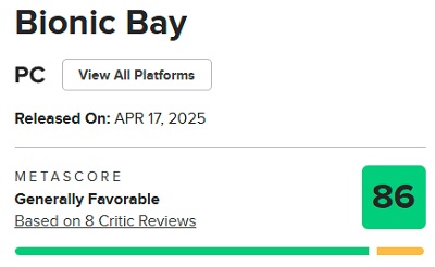 Screenshot fra spillet Bionic Bay