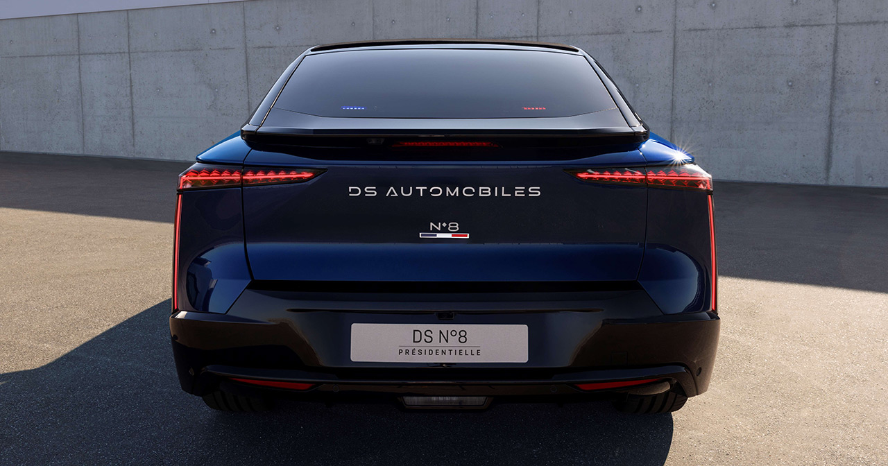 Rear of the DS President N°8 Précidentiel