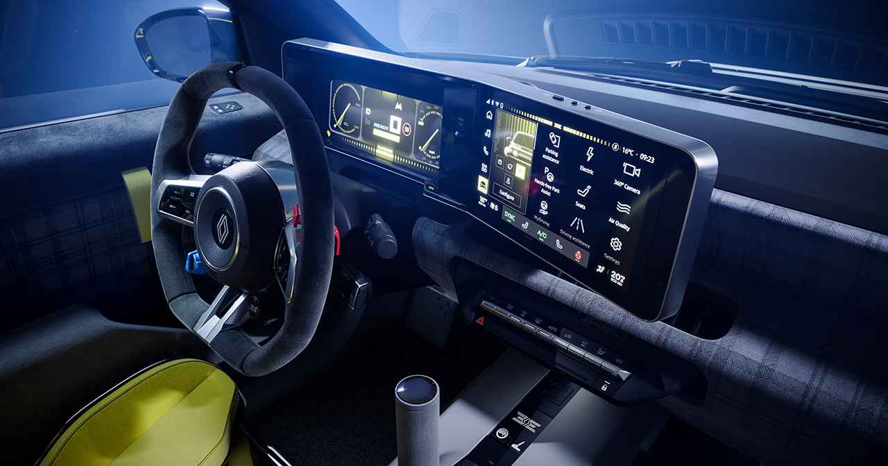 Renault 5 Turbo 3E first-person view