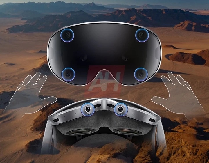 4K micro-OLED skærm på Samsung Galaxy XR