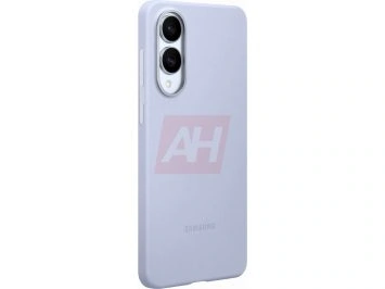 Billede af et blåt silikoncover til Samsung Galaxy S25 Edge