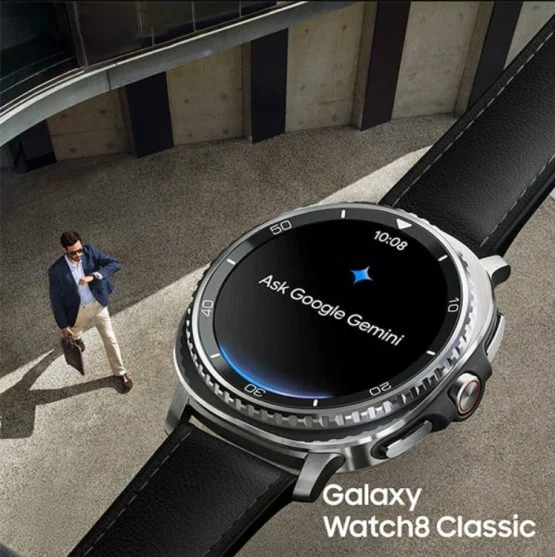 Samsung Galaxy Watch 8 Classic med Google Gemini-funktion