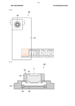 Billede af en Samsung smartphone med modulært objektiv 1
