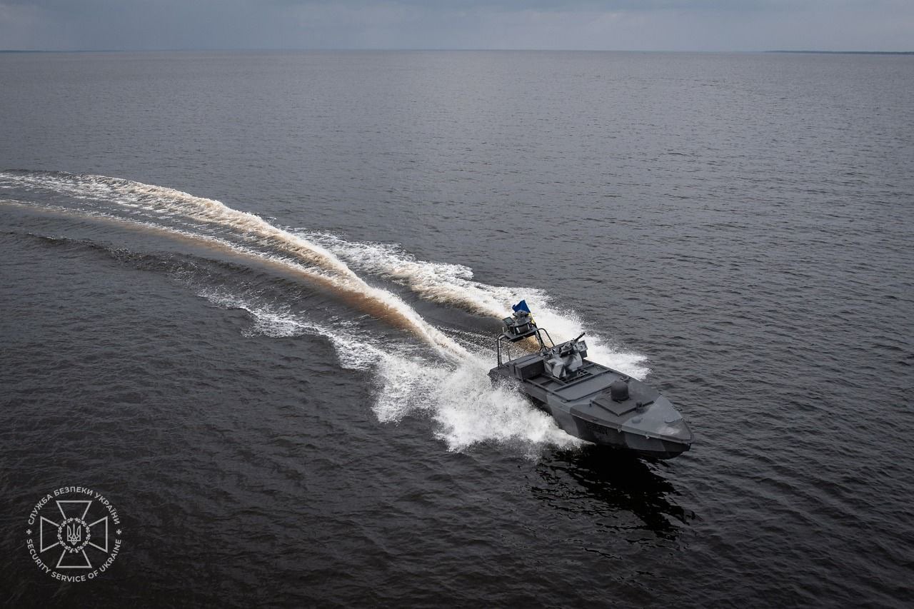 Billede af dronen i aktion