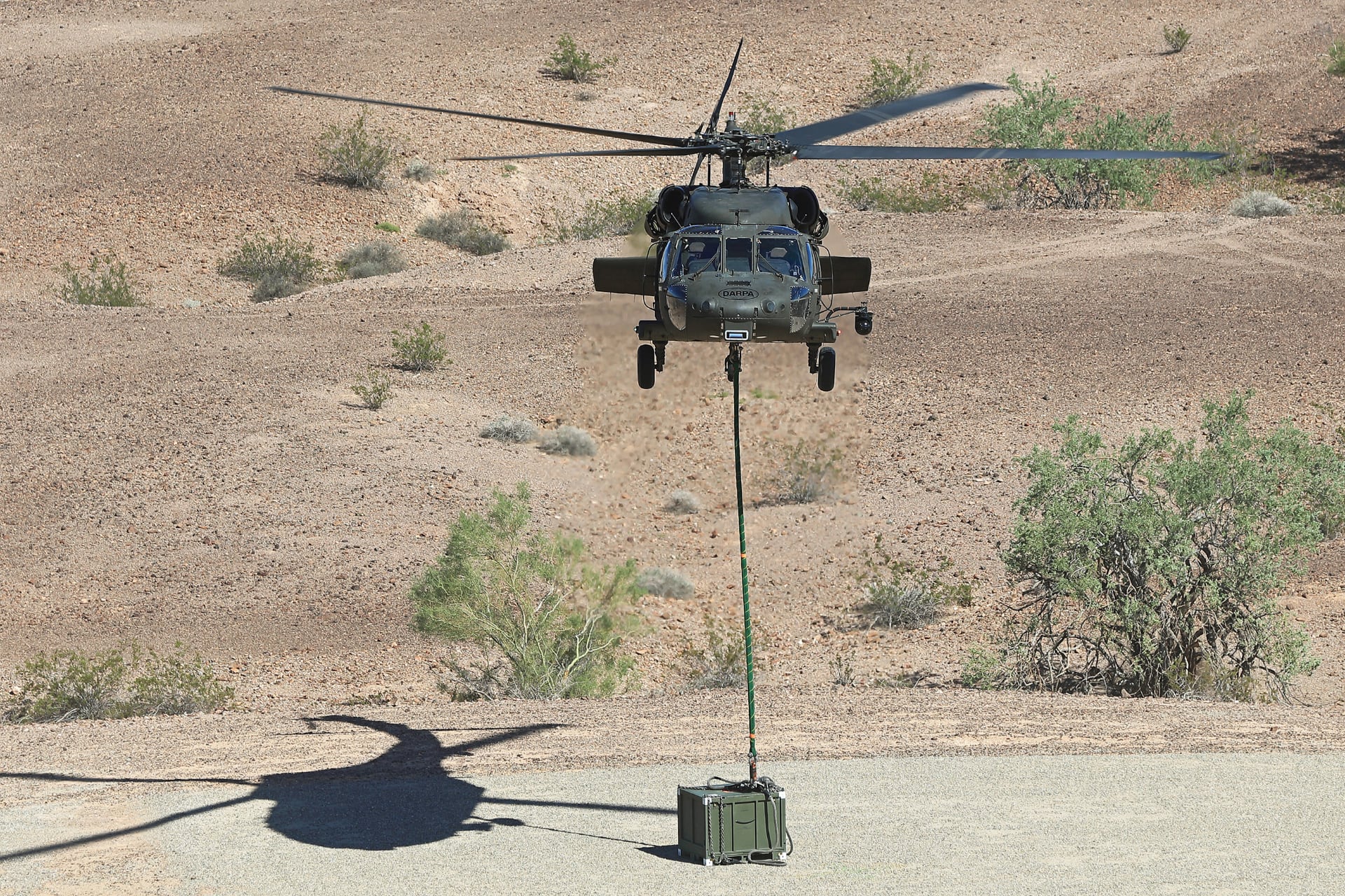 En Sikorsky UH-60M Black Hawk ubemandet helikopter under øvelsen Convergence 2022. Illustration: Lockheed Martin