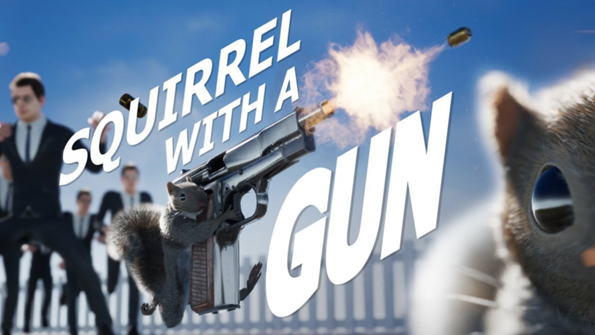 Et skørt egern flygter fra et biolaboratorium: 14 minutters gameplay af den underholdende action-platform Squirrel with a Gun præsenteres