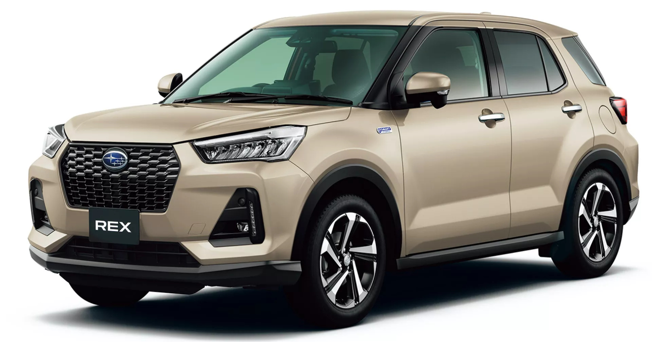 Subaru Rex med strømbeskrivelse