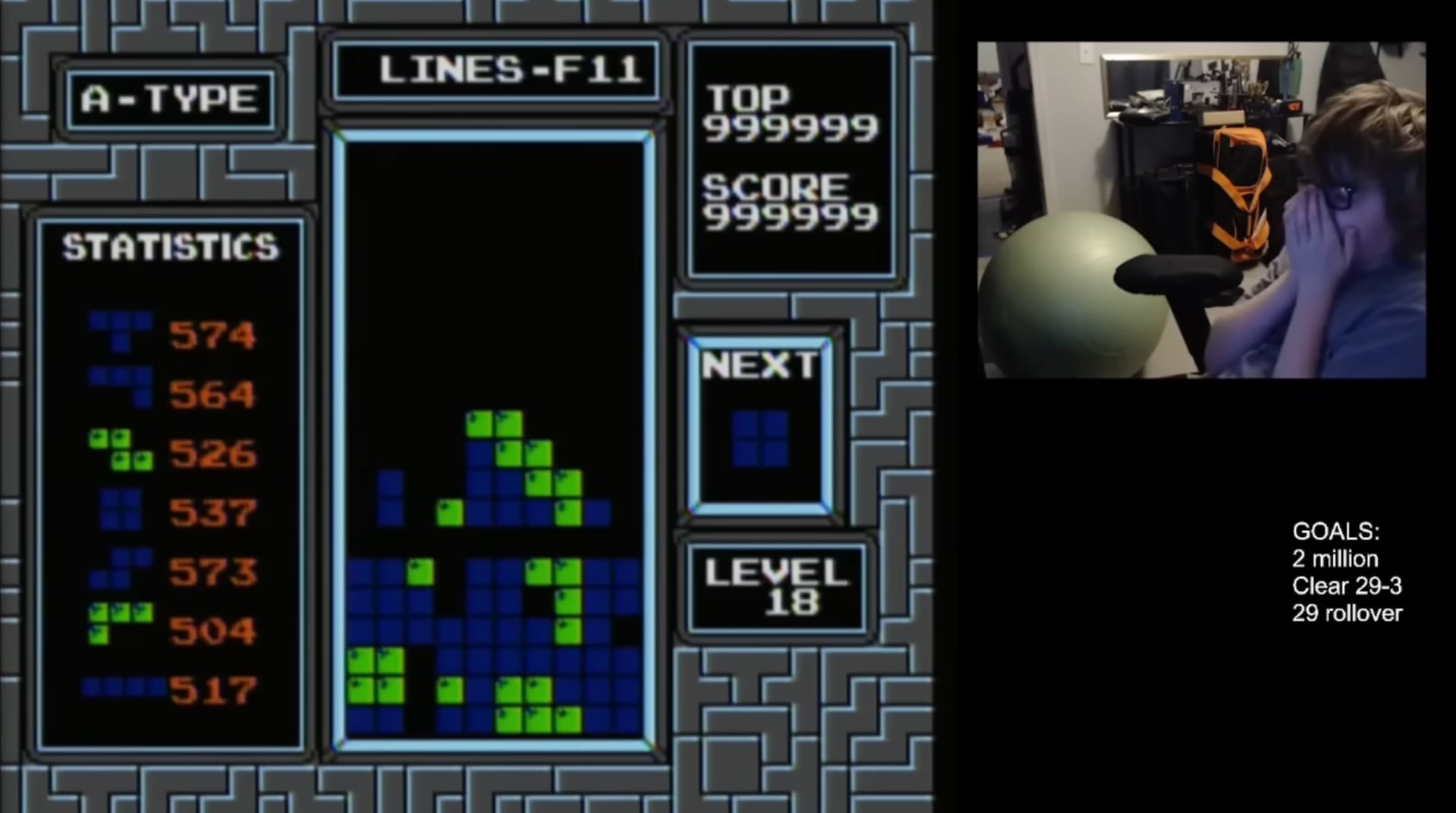 13-årige Willis Gibson fra USA blev den første person til at gennemføre HELE Tetris (video)