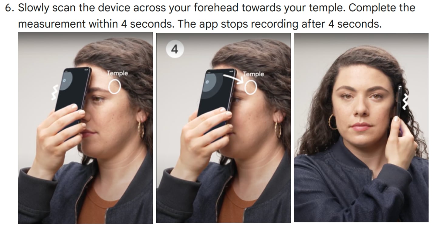 Google Pixel 8 Pro kan nu måle din kropstemperatur, når du stryger den hen over dit ansigt-2