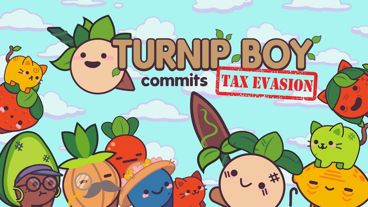 Aggressive grøntsager griber til våben: Epic Games Store giver 2D-actionspillet Turnip Boy Commits Tax Evasion væk.