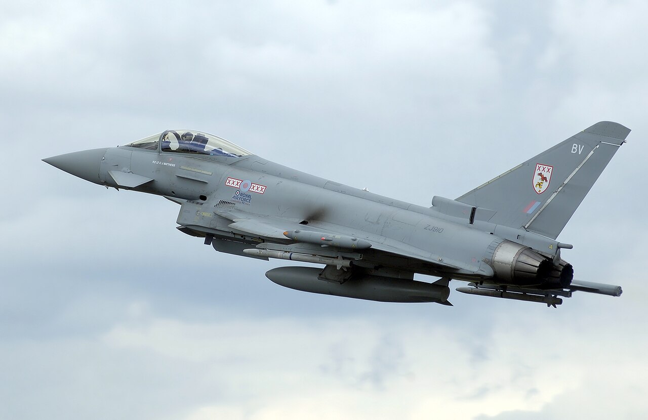 Eurofighter Typhoon. Illustration fra Wikipedia