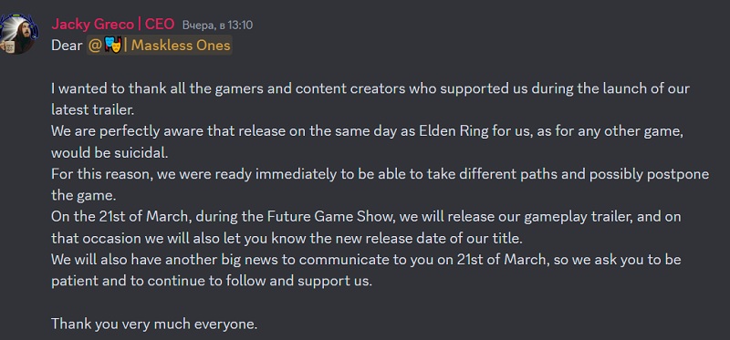 Elden Ring forvirrer alle planer: Udviklerne af det ambitiøse actionspil Enotria: The Last Song har udskudt udgivelsesdatoen for spillet på grund af overvældende konkurrence-2