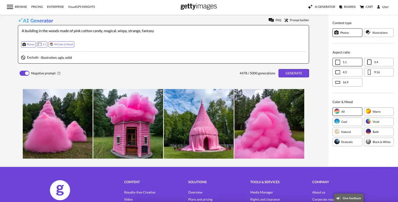 Getty Images har frigivet en billedgenerator til licenseret indhold-2