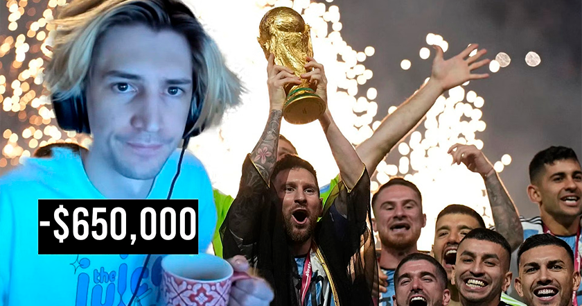 "Det bliver den nemmeste sejr i mit liv": xQc-streamer taber 650.000 dollars under VM-finalekamp